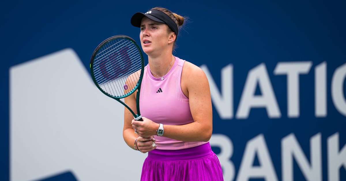 La tennista Elina Svitolina