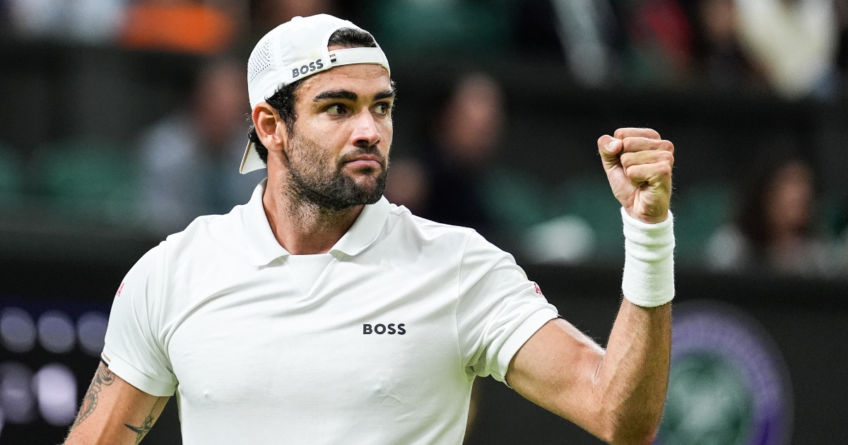 Il tennista Matteo Berrettini