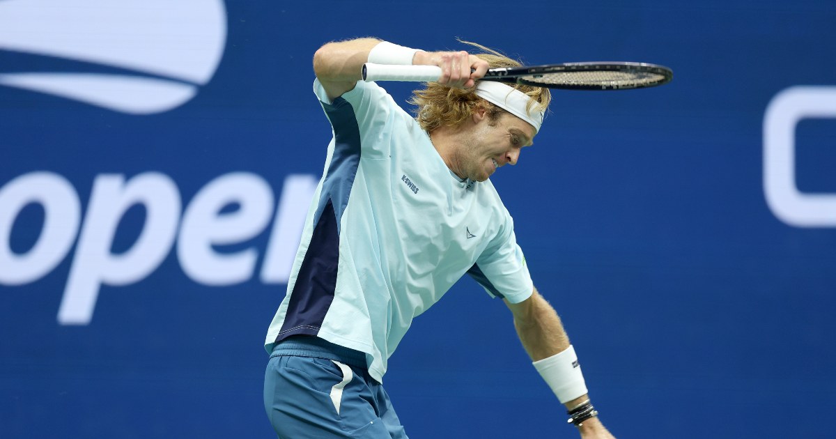 Il tennista Andrey Rublev