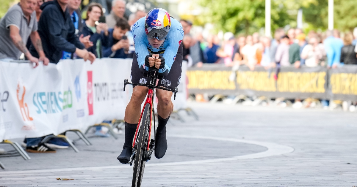 Wout van Aert, medaglia di bronzo a cronometro a Parigi 2024