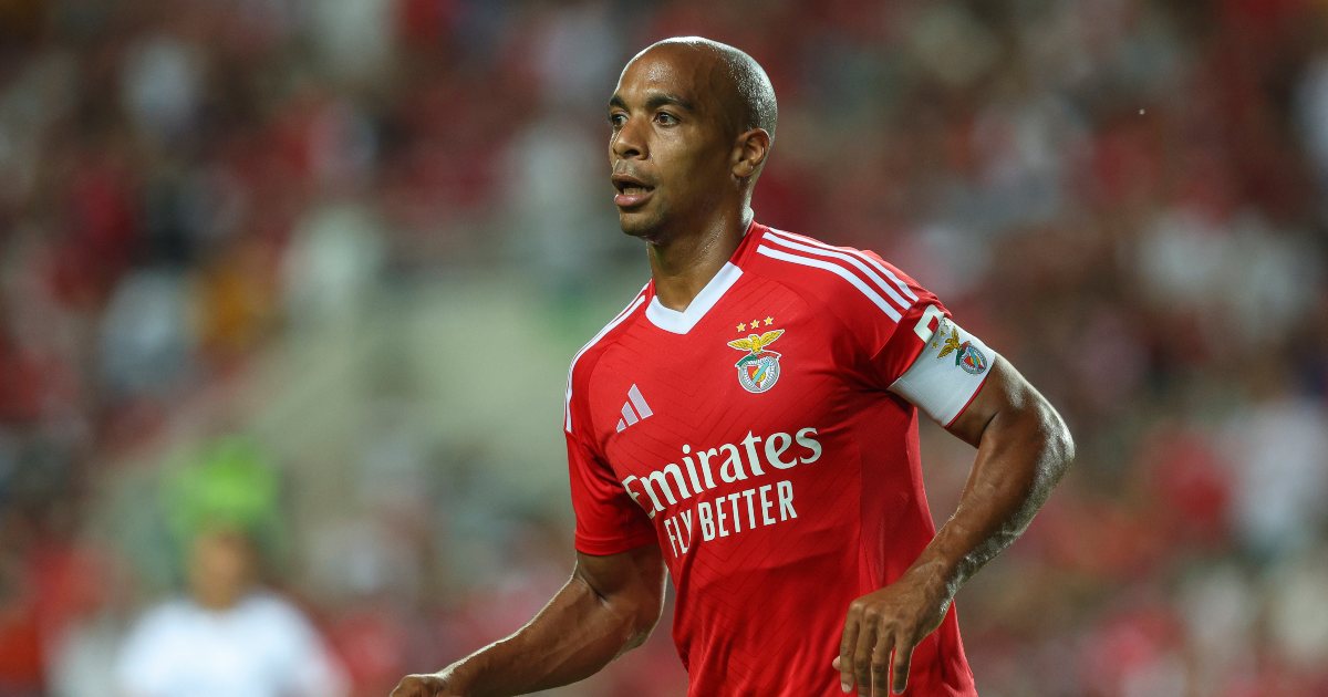 Joao Mario con la maglia del Benfica