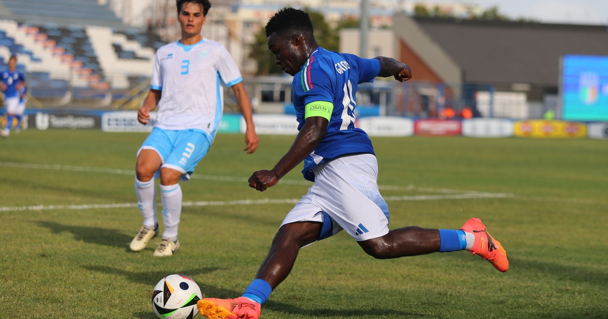 Wilfried Gnonto, Italia, calcio