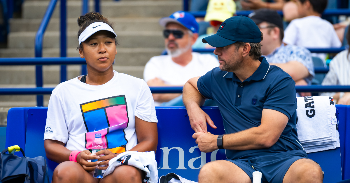 Naomi Osaka e Wim Fissette