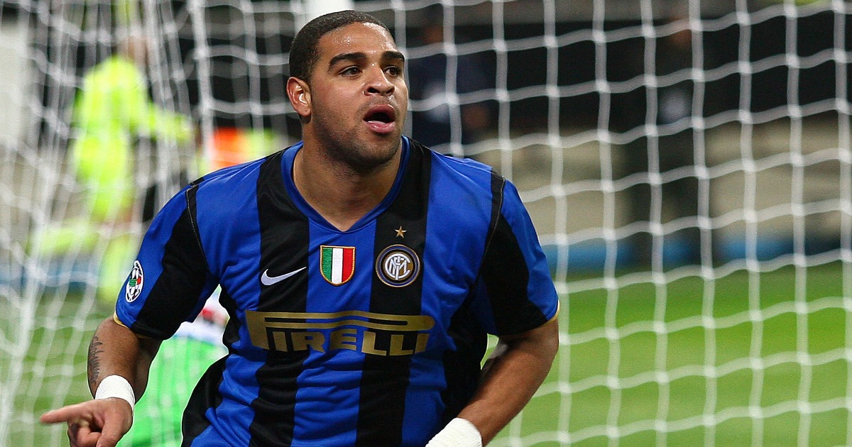 Adriano ai tempi dell'Inter