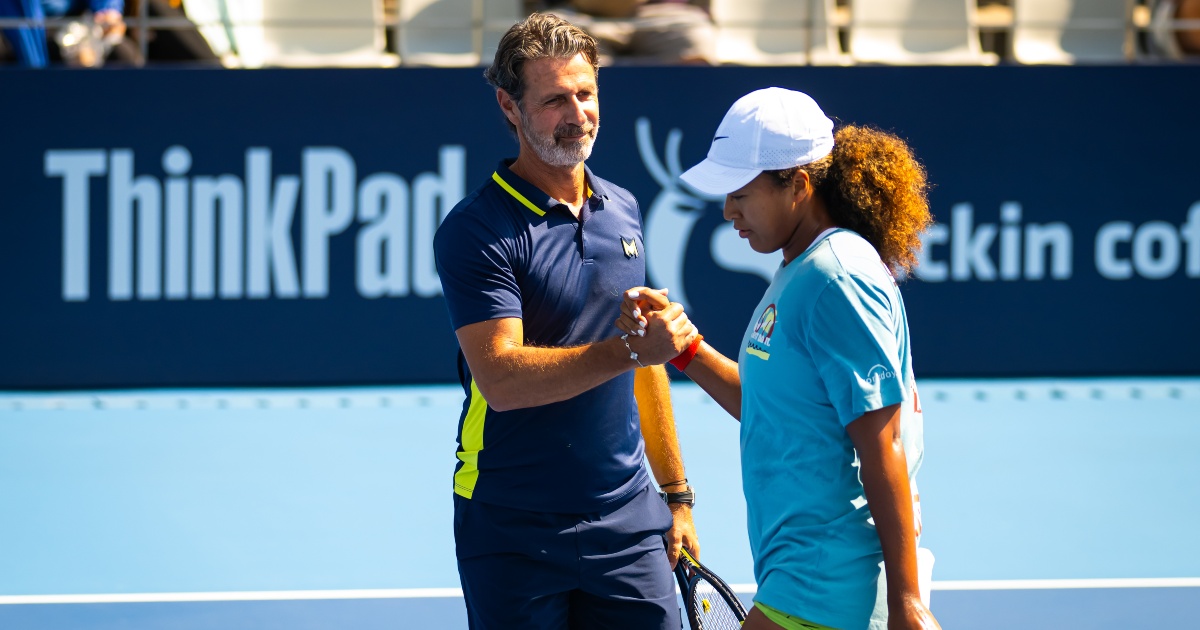 Patrick Mouratoglou e Naomi Osaka