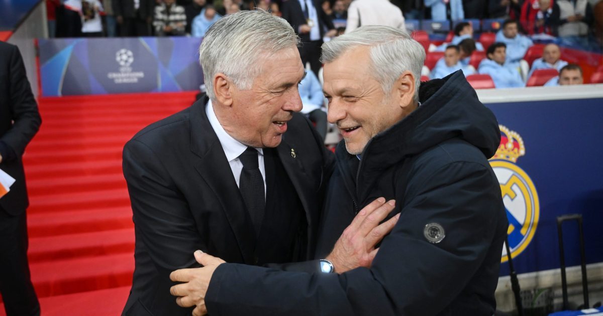 Bruno Genesio e Carlo Ancelotti