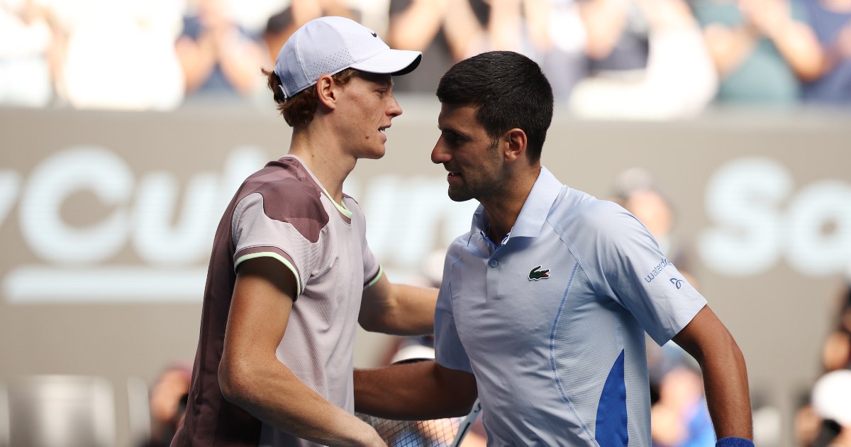 Jannik Sinner e Novak Djokovic