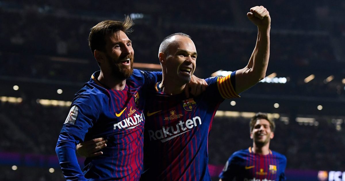 Lionel Messi e Andres Iniesta