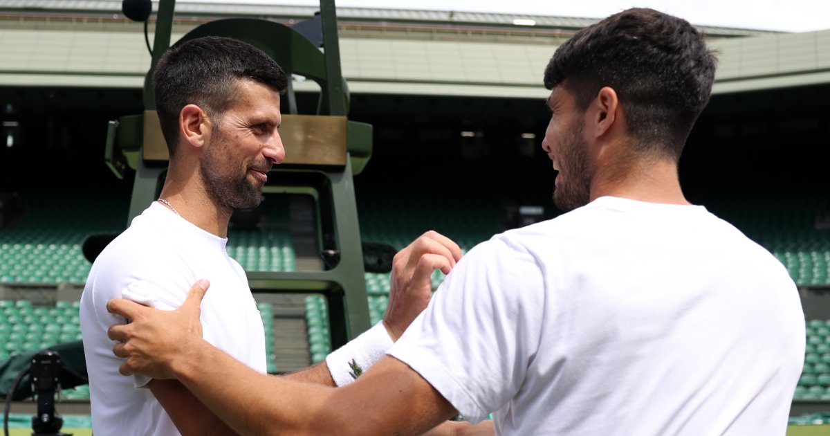 Novak Djokovic e Carlos Alcaraz