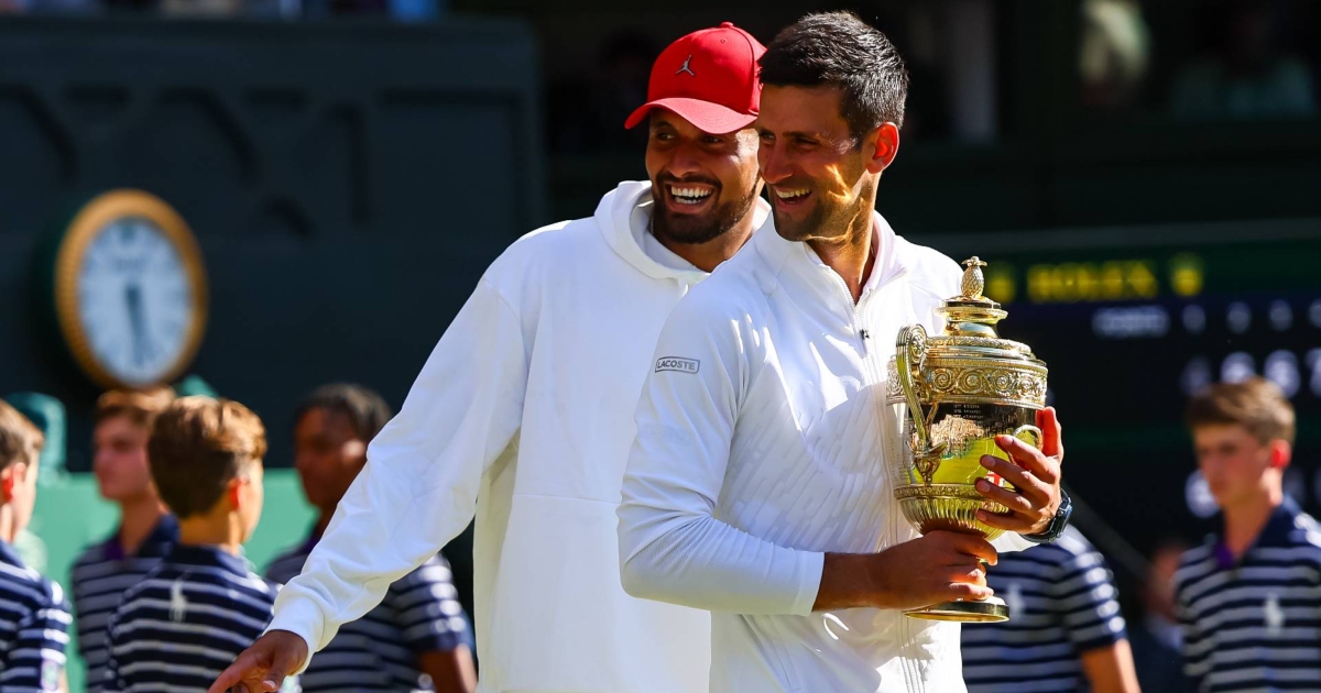 Nick Kyrgios e Novak Djokovic